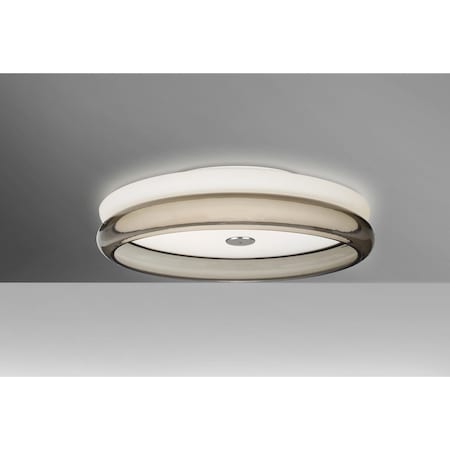 Topper 12 Ceiling, Opal/Smoke, Finish, 2x40W Halogen